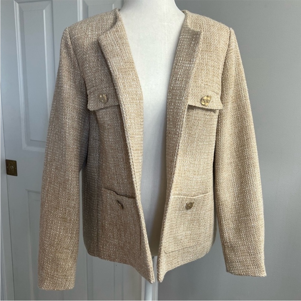 Anne Klein Beige Blazer Size L